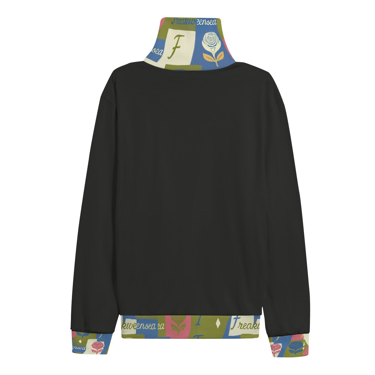 Pepsea X Freakweensea Unisex Turtleneck Knitted Fleece Sweater