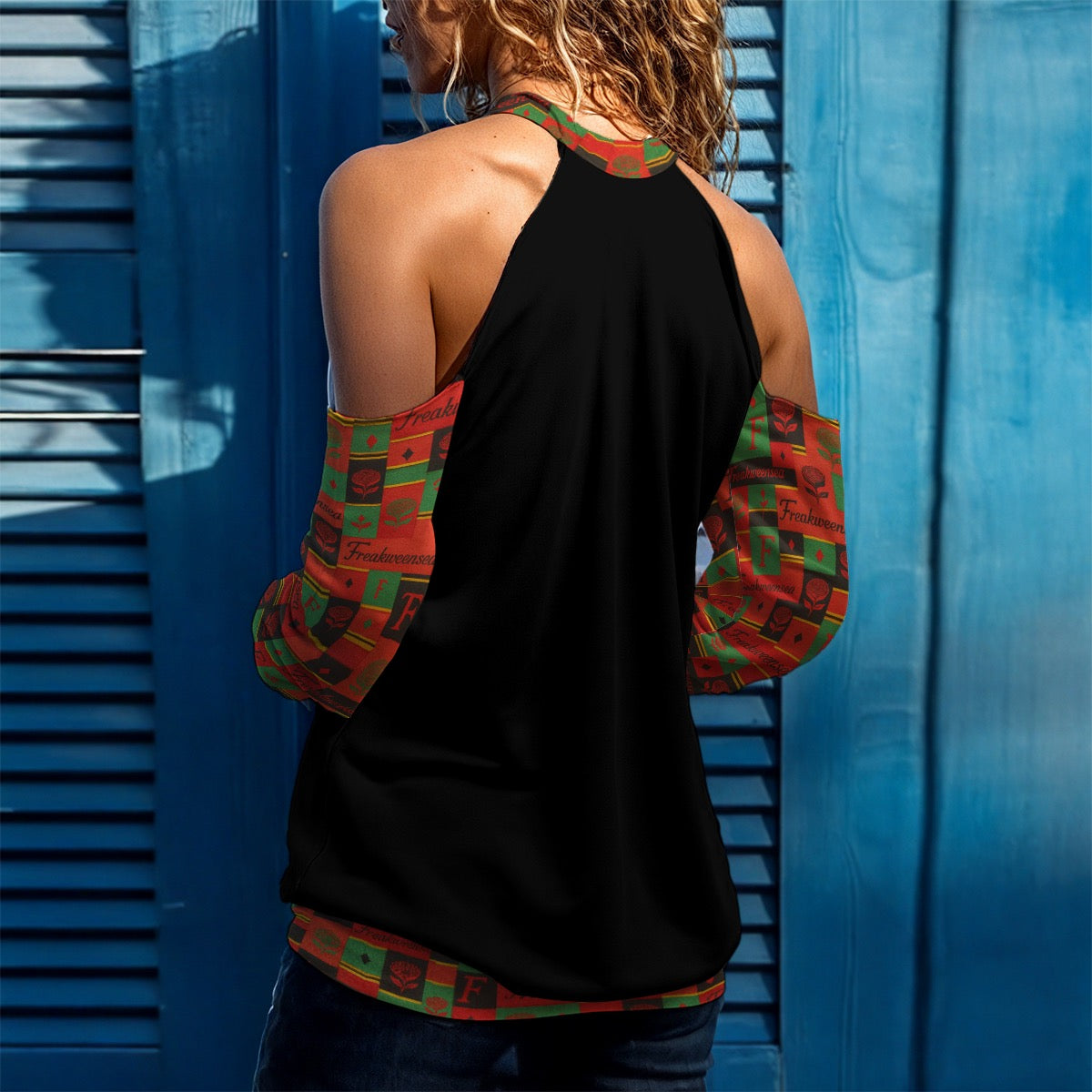 Pepsea X Freakweensea Women's Cold Shoulder Sweatirt