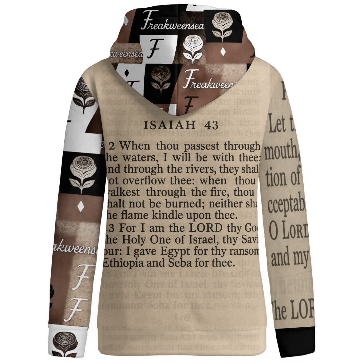 Word up X Freakweensea Women's Patchwork Hoodie