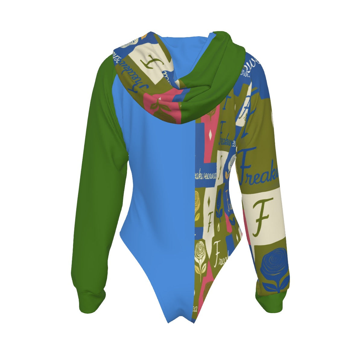 Freakweensea Raglan Sleeve Hooded Bodysuit