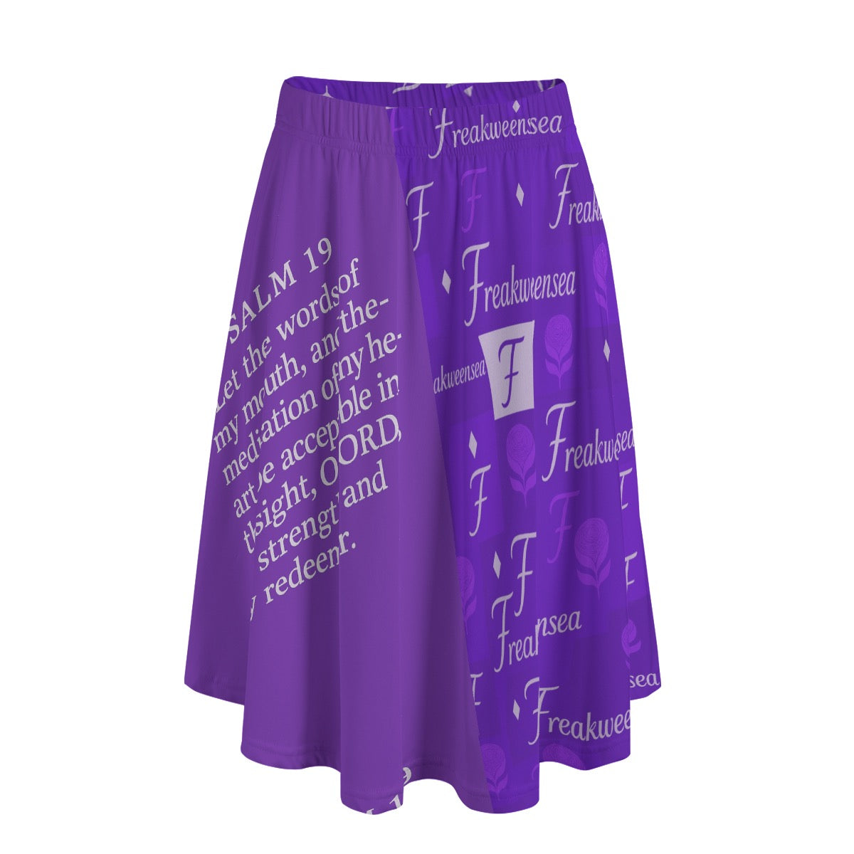 Word up x Freakweensea Long Maxi Skirt With Pockets