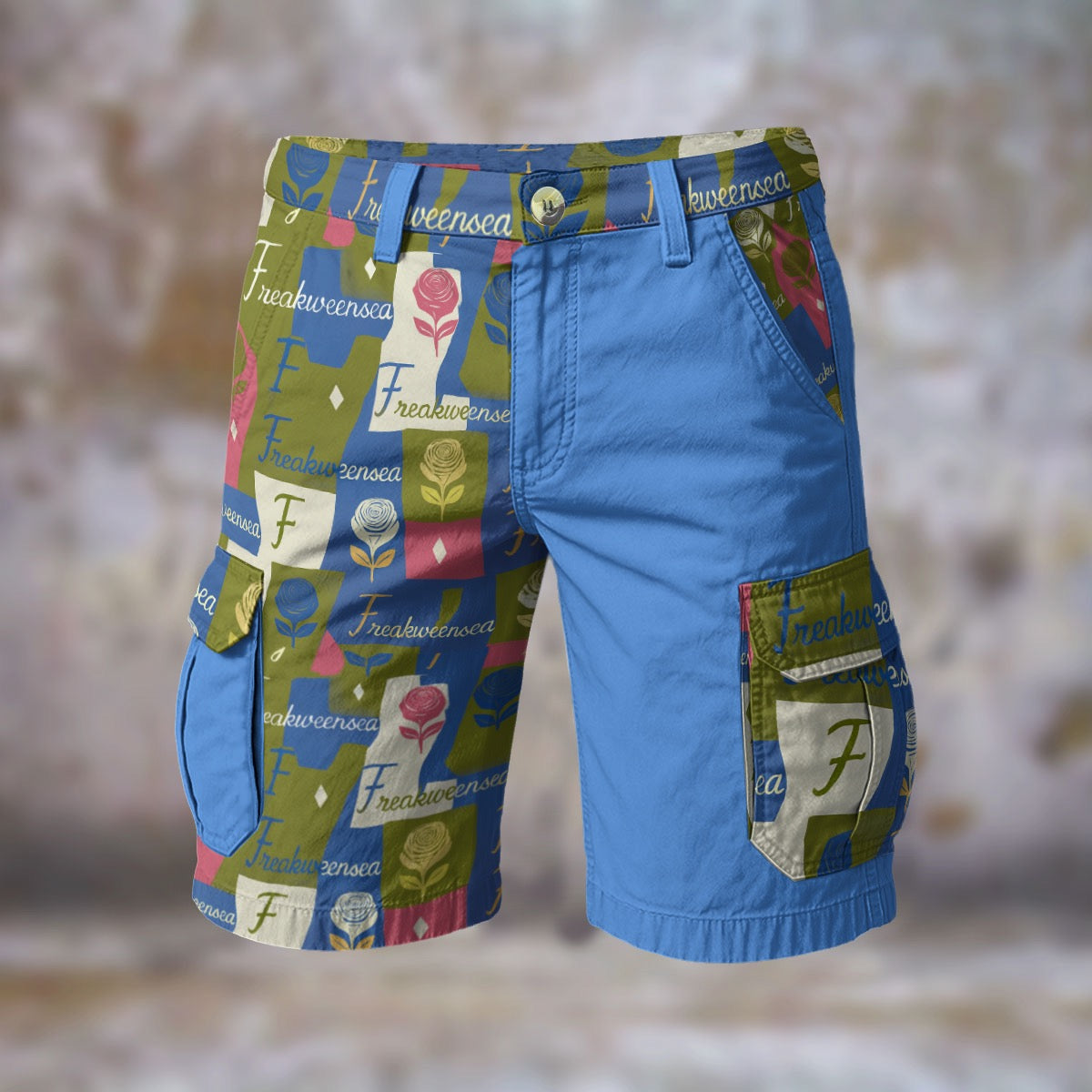 Freakweensea Men's Cargo Shorts