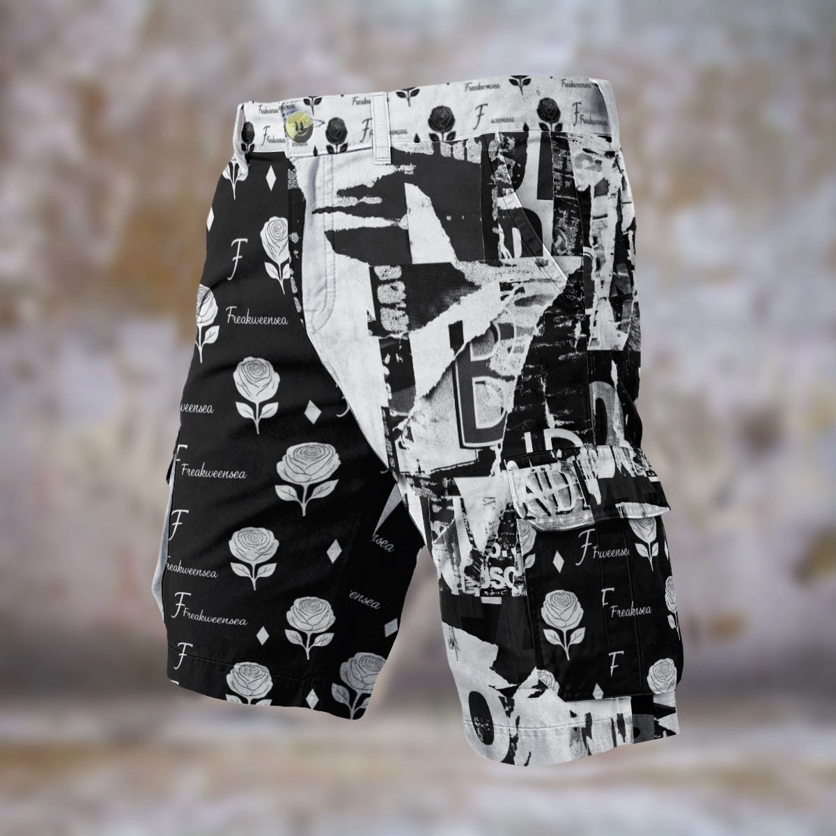 Freakweensea Men's Cargo Shorts