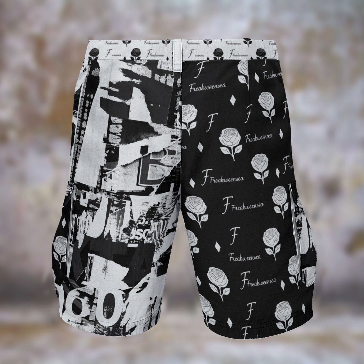 Freakweensea Men's Cargo Shorts
