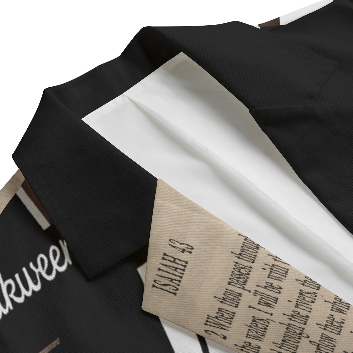 Freakweensea Men's Casual Flat Lapel Collar Blazer | 245GSM Cotton