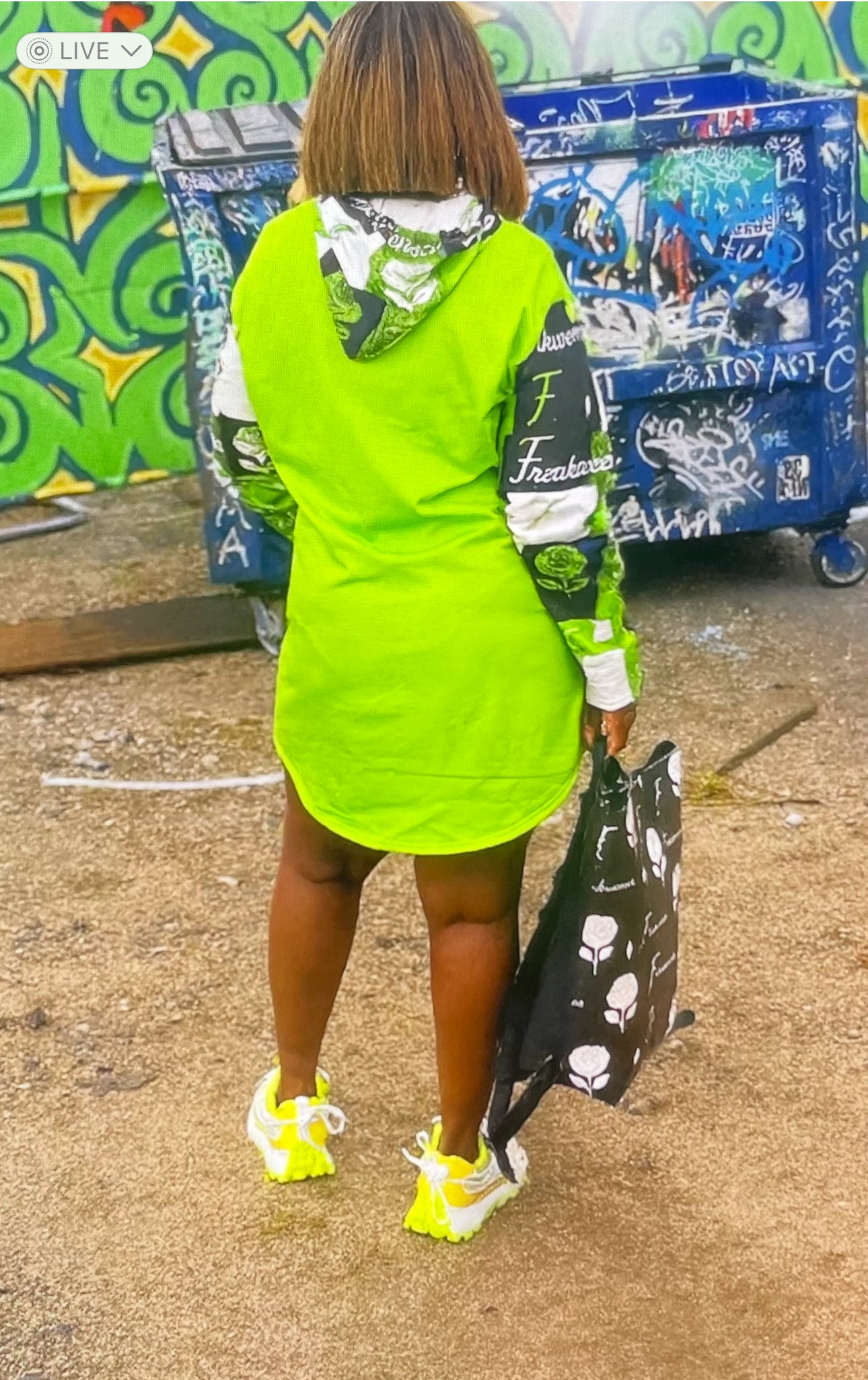 Freakweensea Longline Hoodie Dress