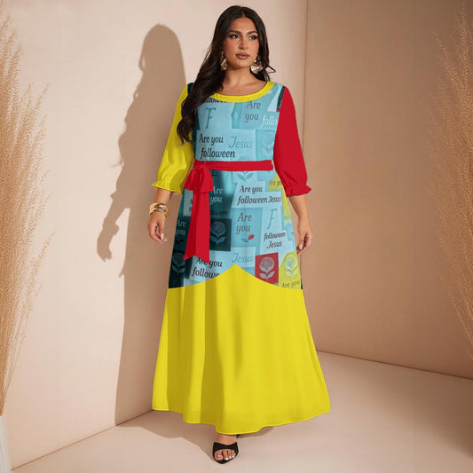 Word Up x Freakweensea Maxi Dress|Plus Size