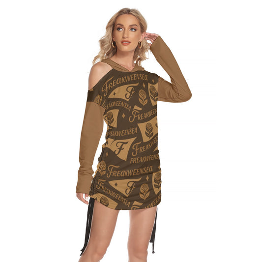 Freakweensea One-shoulder Dress With Waist Shirring