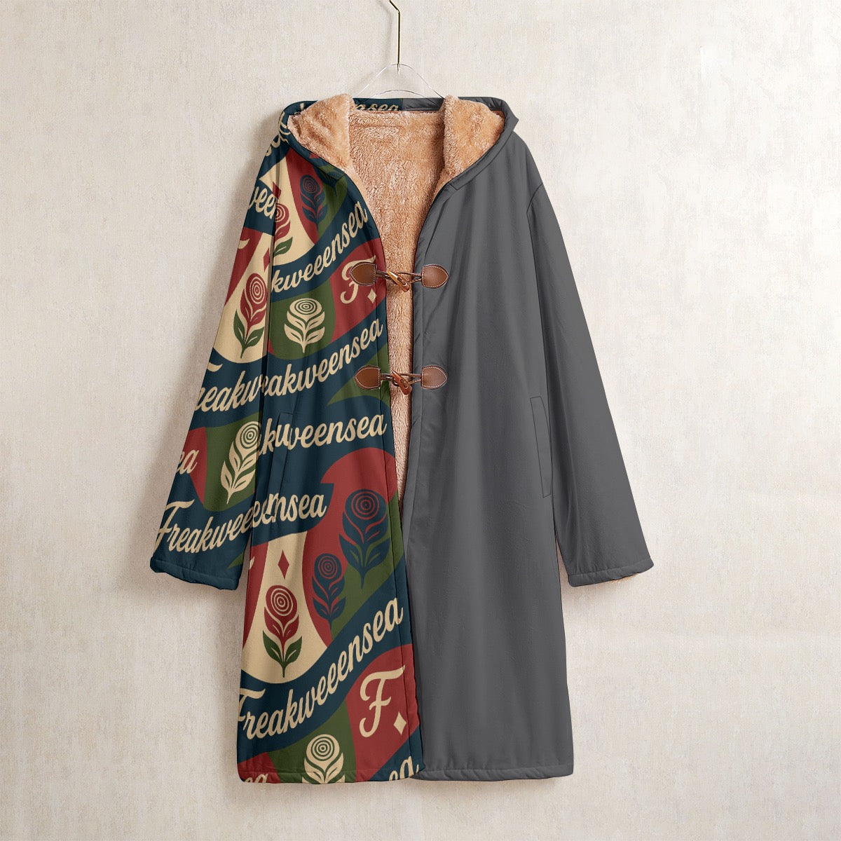 Freakweensea Horn Button Long Fleece Windbreaker