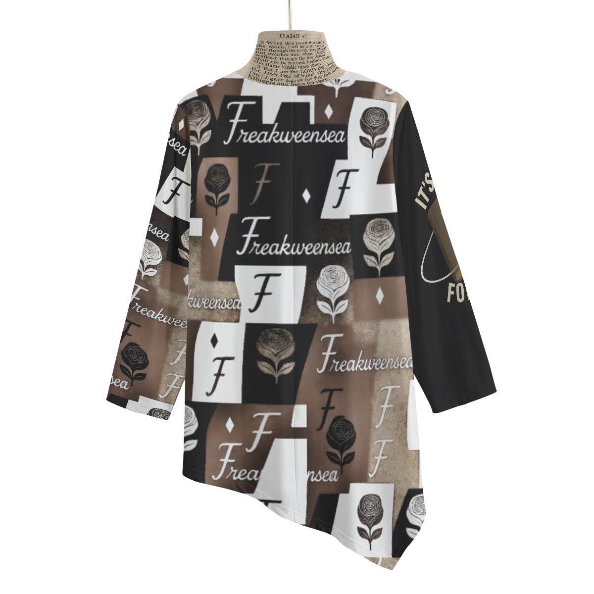 Word up x Freakweensea Turtleneck T-shirt With Sloping Hem