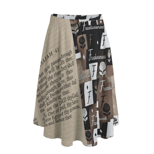 Word up x Freakweensea Long Maxi Skirt With Pockets