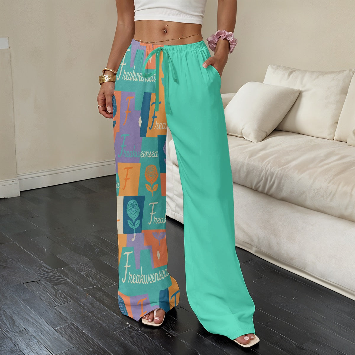 Freakweensea Women’s Straight-Leg Casual Pants