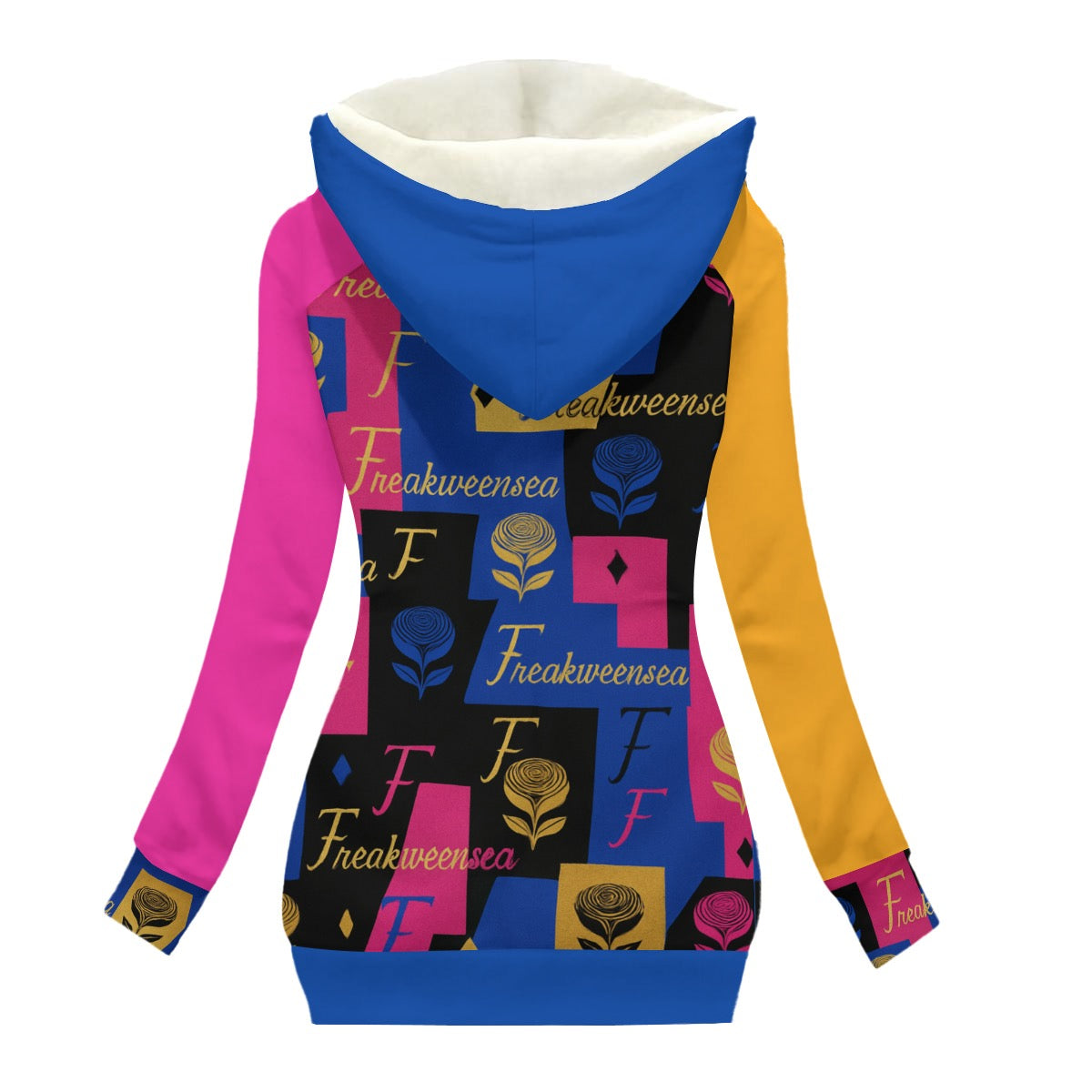 Freakweensea Women's Long Jacket With Fleece Lining