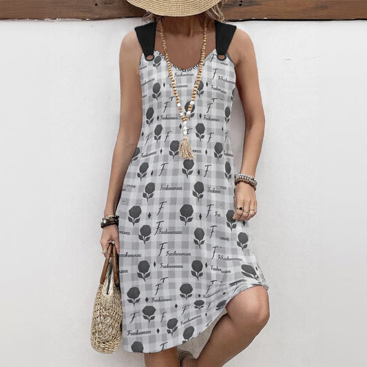 Freakweensea Women'S Hoop Suspender Dress