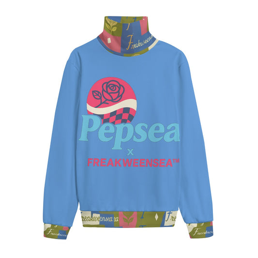 Pepsea X Freakweensea Unisex Turtleneck Knitted Fleece Sweater