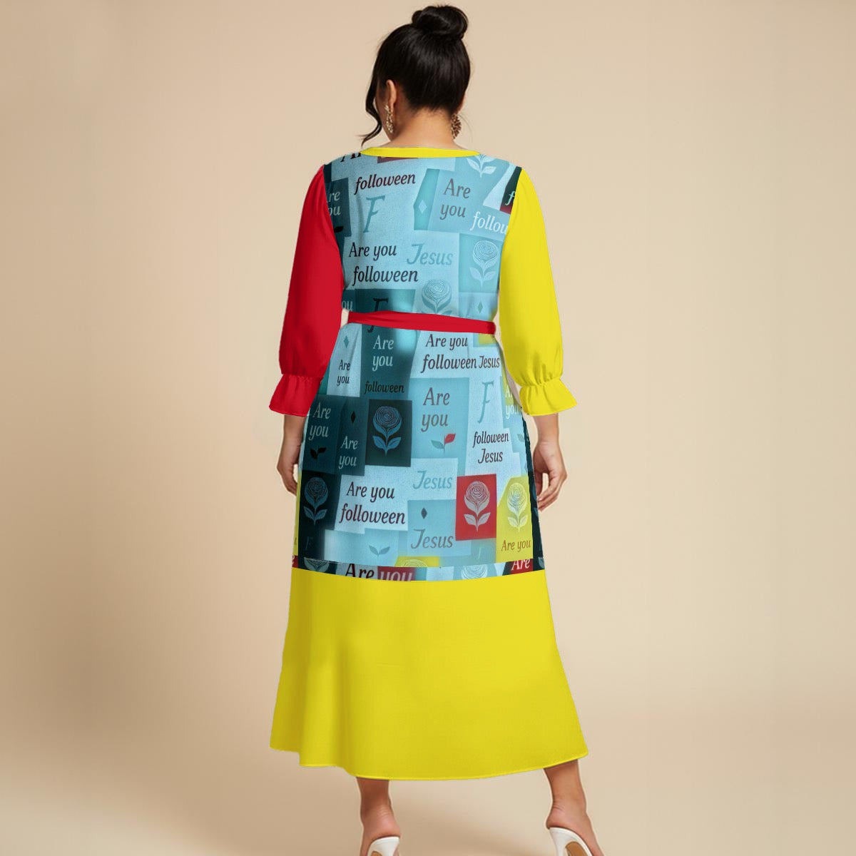 Word Up x Freakweensea Maxi Dress|Plus Size